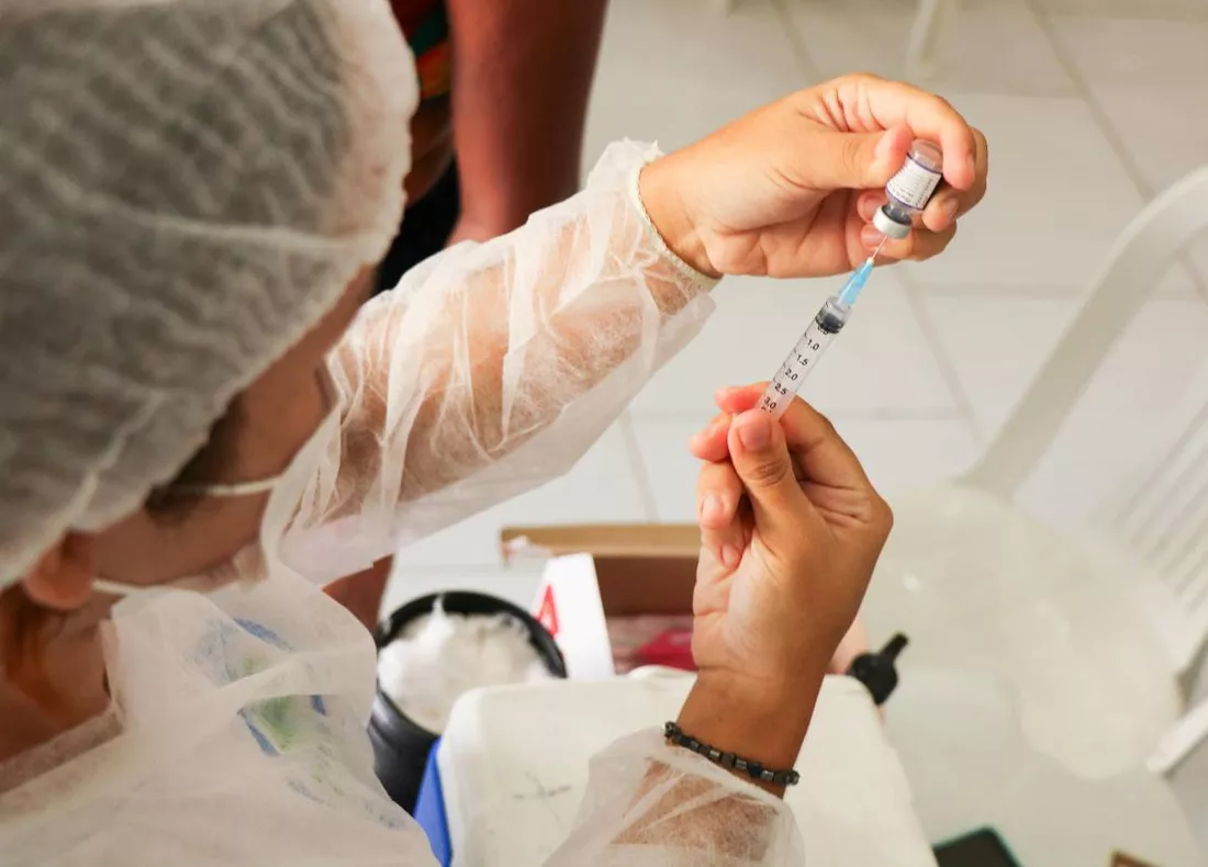 Vacinação contra Covid - Foto: Ikamahã Lopes/Sesau-PCR