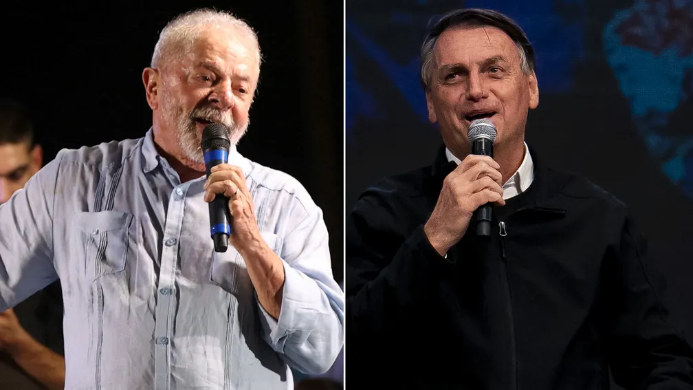 O ex-presidente Lula e o presidente Jair Bolsonaro �- Foto: Bruno Kelly/Reuters e Bruna Prado/AP