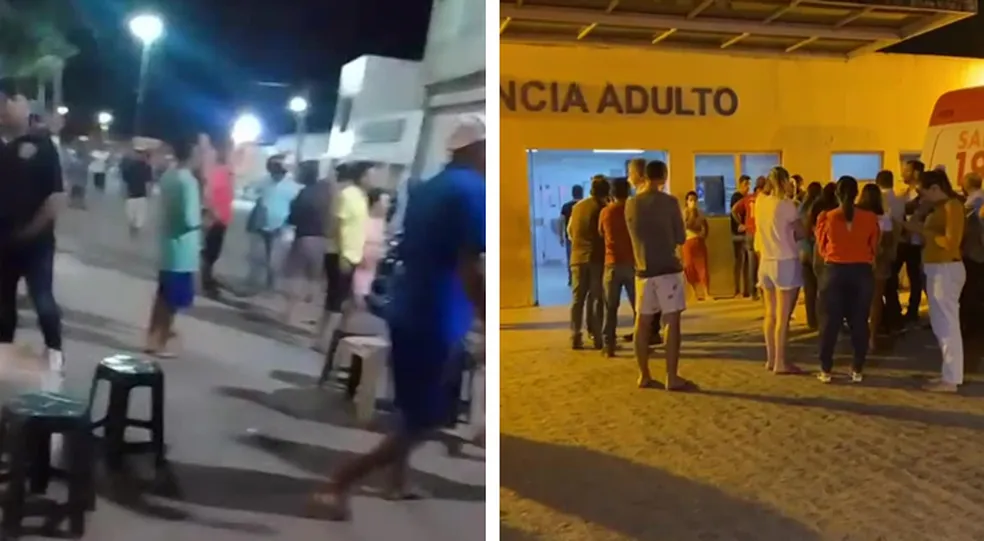 Chacina em São João aconteceu na noite da quinta-feira (26) ?- Foto: Reprodução/WhatsApp e TV Globo
