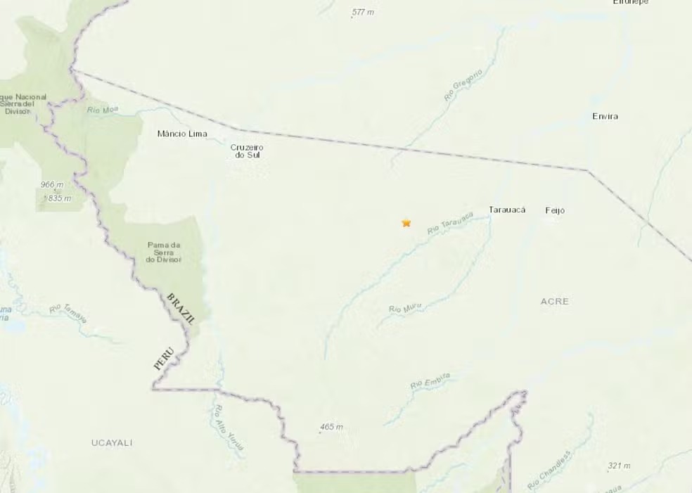 Epicentro do terremoto foi a 609,5 km de profundidade, segundo agencia norte-americana ?- Foto: Reprodução