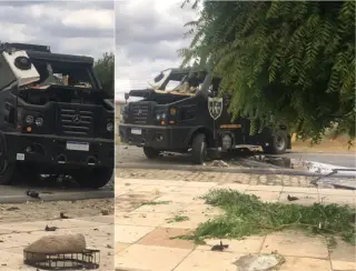 Polícia da Paraíba prende suspeitos de participar de explosão a carro-forte no Povoado de Placas de Piedade