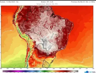 Super onda de calor atingirá Brasil nos próximos dias