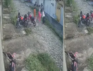Idoso reage a assalto e é agredido com capacetes por criminosos em Fortaleza; vídeo