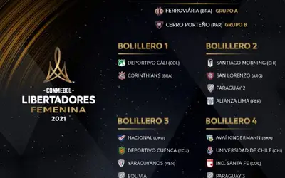 Conmebol sorteia grupos da Libertadores Feminina