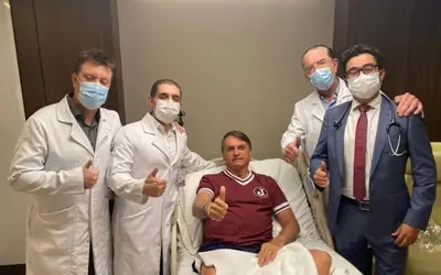 Bolsonaro recebe alta hospitalar