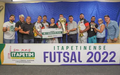 Governo Municipal de Itapetim realiza solenidade de entrega da premiação do Campeonato Itapetinense de Futsal 2022