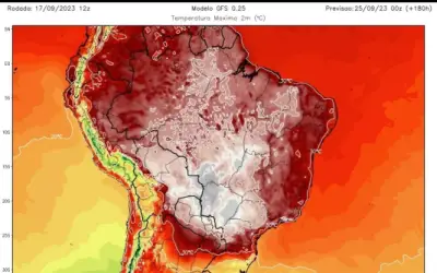 Super onda de calor atingirá Brasil nos próximos dias