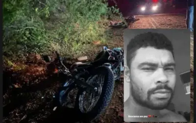 Homem morre vítima de acidente de moto na estrada que liga Placas a Piedade do Ouro, na zona rural de Itapetim 
