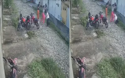 Idoso reage a assalto e é agredido com capacetes por criminosos em Fortaleza; vídeo