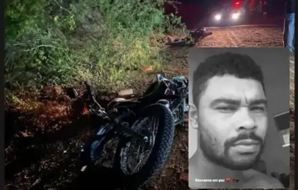 Homem morre vítima de acidente de moto na estrada que liga Placas a Piedade do Ouro, na zona rural de Itapetim 